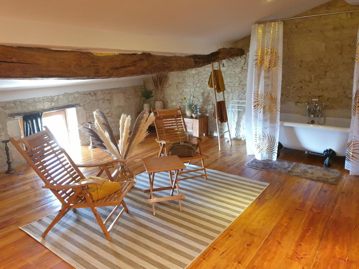 Villefranche-de-Lonchat Chateau Puygrenier מראה חיצוני תמונה